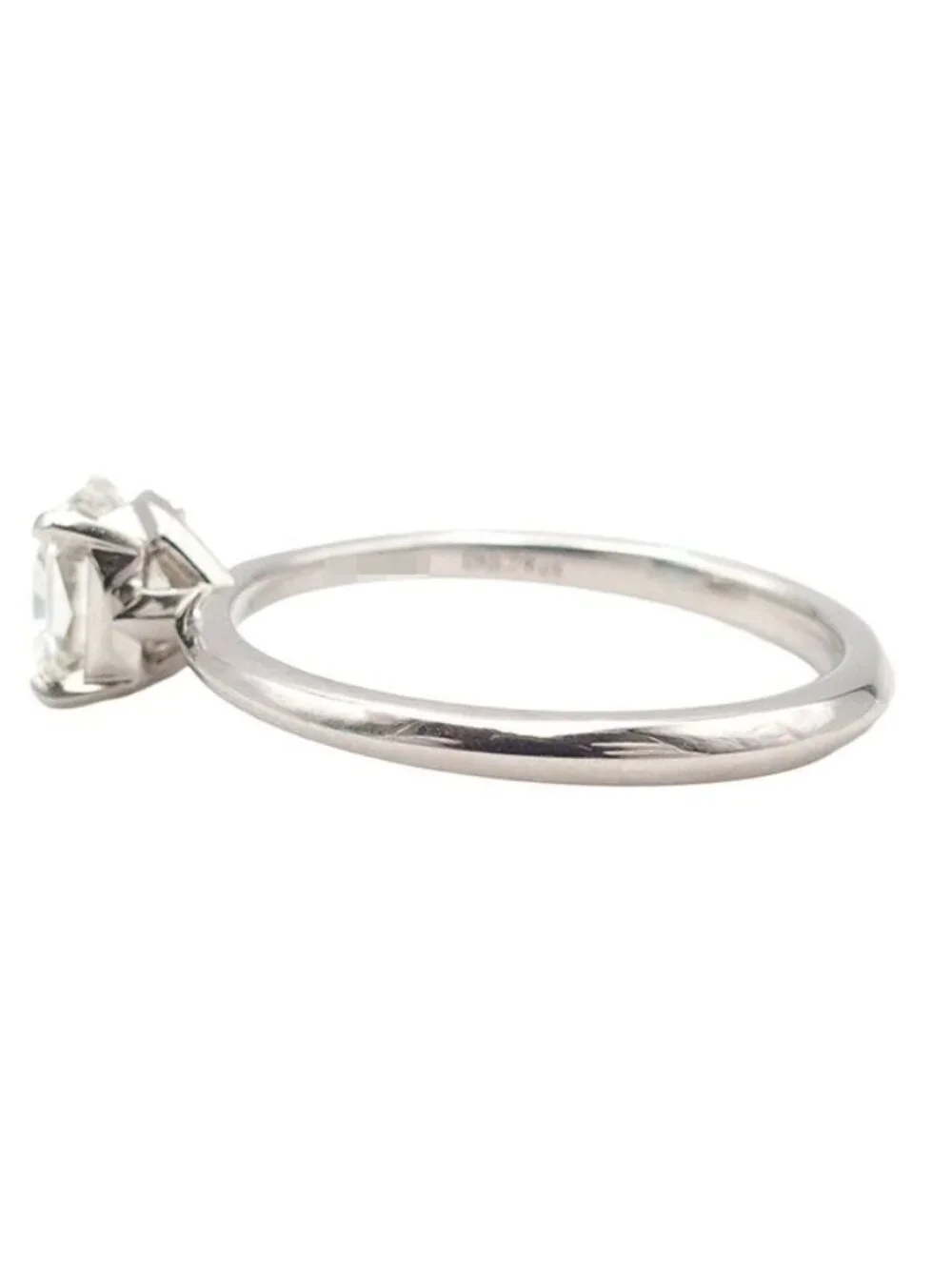 Tiffany & Co True Engagement Ring Platinum Diamond